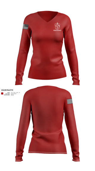 Womens Long Sleeve Vneck Shirt, Retired, Army, Teamtime, Team time, sublimation, custom sports apparel, team uniforms, spirit wear, spiritwear, sports uniforms, custom shirts, team store, custom team store, fundraiser sports, apparel fundraiser