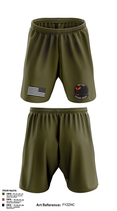 118th CES Athletic Shorts With Pockets - 1