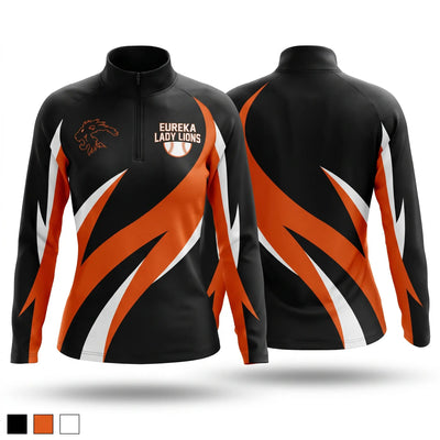 Eureka Lady Lions Softball Quarter Zip Jacket - 1