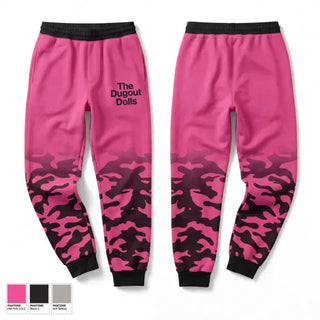 Sweatpants, The Dugout Dolls, Softball, Teamtime, Team time, sublimation, custom sports apparel, team uniforms, spirit wear, spiritwear, sports uniforms, custom shirts, team store, custom team store, fundraiser sports, apparel fundraiser