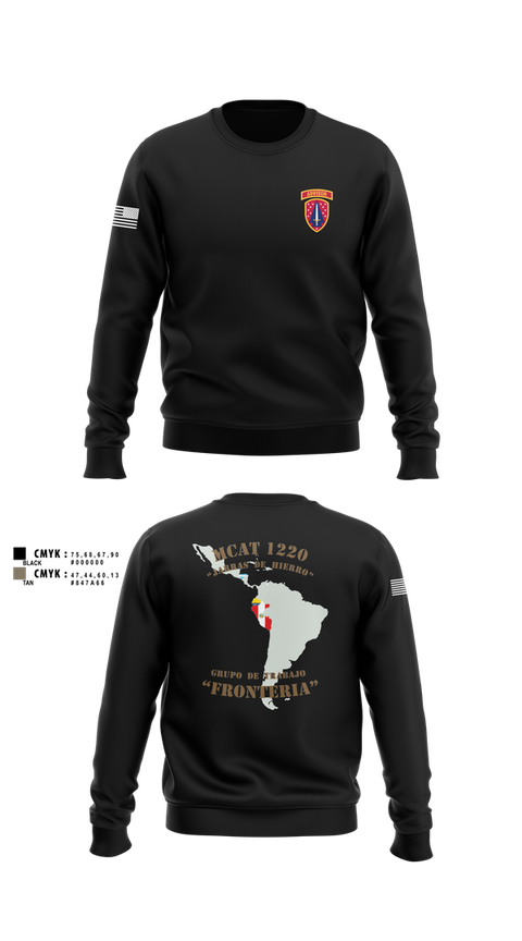 Crew Neck Sweatshirt, , Army, Teamtime, Team time, sublimation, custom sports apparel, team uniforms, spirit wear, spiritwear, sports uniforms, custom shirts, team store, custom team store, fundraiser sports, apparel fundraiser