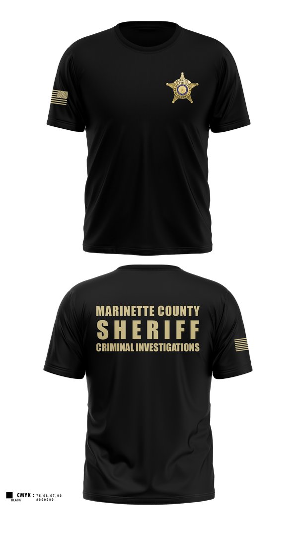 Marinette County Sheriff’s Office 81421432 Short Sleeve Performance Shirt - 5