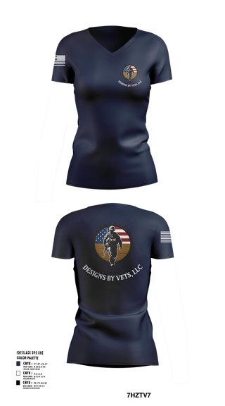 Womens Short Sleeve Vneck Shirt, Designs By Vets, , Teamtime, Team time, sublimation, custom sports apparel, team uniforms, spirit wear, spiritwear, sports uniforms, custom shirts, team store, custom team store, fundraiser sports, apparel fundraiser