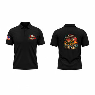 Short Sleeve Performance Polo, NIOCPAC, Navy, Teamtime, Team time, sublimation, custom sports apparel, team uniforms, spirit wear, spiritwear, sports uniforms, custom shirts, team store, custom team store, fundraiser sports, apparel fundraiser