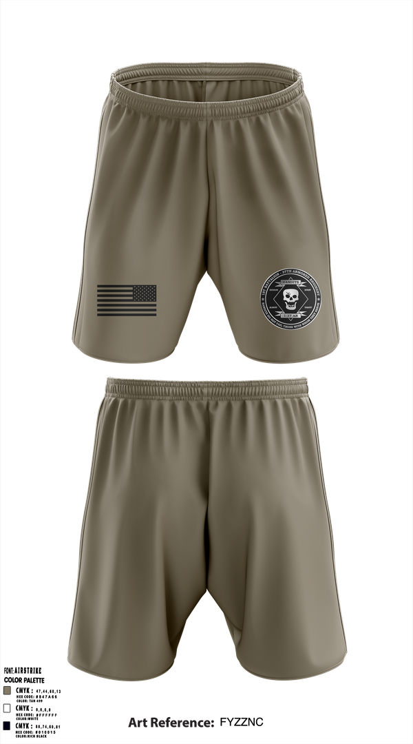 Athletic Shorts With Pockets, 1-37 AR, Army, Teamtime, Team time, sublimation, custom sports apparel, team uniforms, spirit wear, spiritwear, sports uniforms, custom shirts, team store, custom team store, fundraiser sports, apparel fundraiser