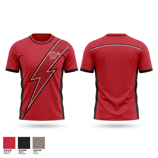 Soft Poly Tee Cotton Like Feel, Clinton Red Devils, Track & Field, Teamtime, Team time, sublimation, custom sports apparel, team uniforms, spirit wear, spiritwear, sports uniforms, custom shirts, team store, custom team store, fundraiser sports, apparel fundraiser