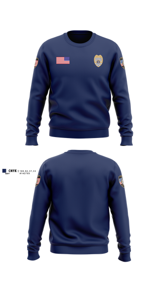 Crew Neck Sweatshirt, Versailles Police Department, Police, Teamtime, Team time, sublimation, custom sports apparel, team uniforms, spirit wear, spiritwear, sports uniforms, custom shirts, team store, custom team store, fundraiser sports, apparel fundraiser