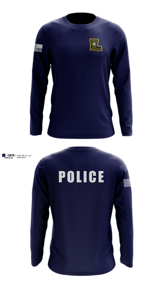 Long Sleeve Performance Shirt, , Police, Teamtime, Team time, sublimation, custom sports apparel, team uniforms, spirit wear, spiritwear, sports uniforms, custom shirts, team store, custom team store, fundraiser sports, apparel fundraiser