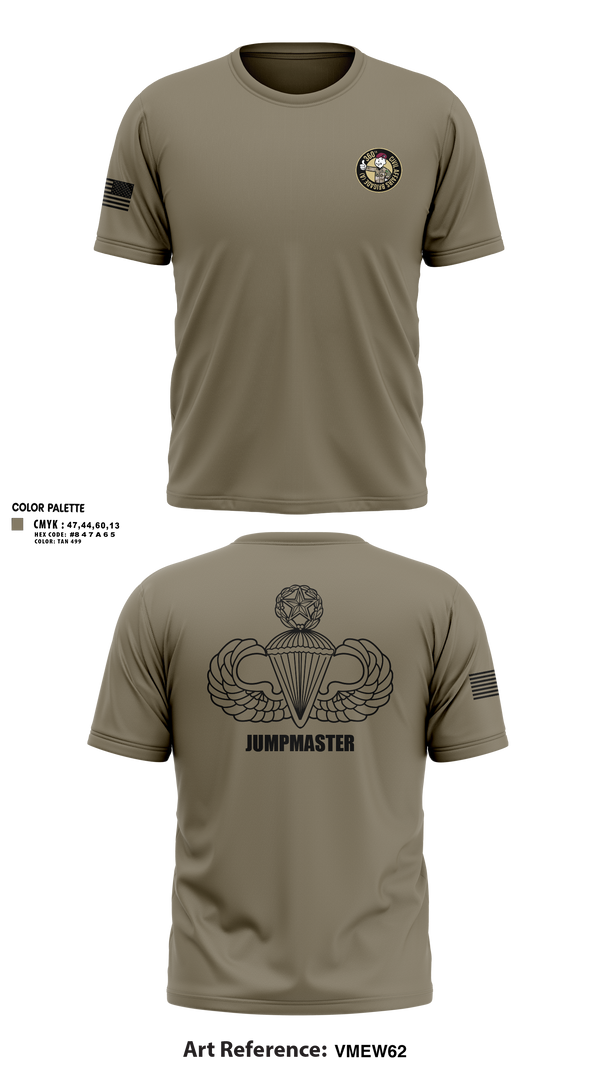 Old School Cotton Feel Shirt, 360 CA BDE (Airborne), Army, Teamtime, Team time, sublimation, custom sports apparel, team uniforms, spirit wear, spiritwear, sports uniforms, custom shirts, team store, custom team store, fundraiser sports, apparel fundraiser
