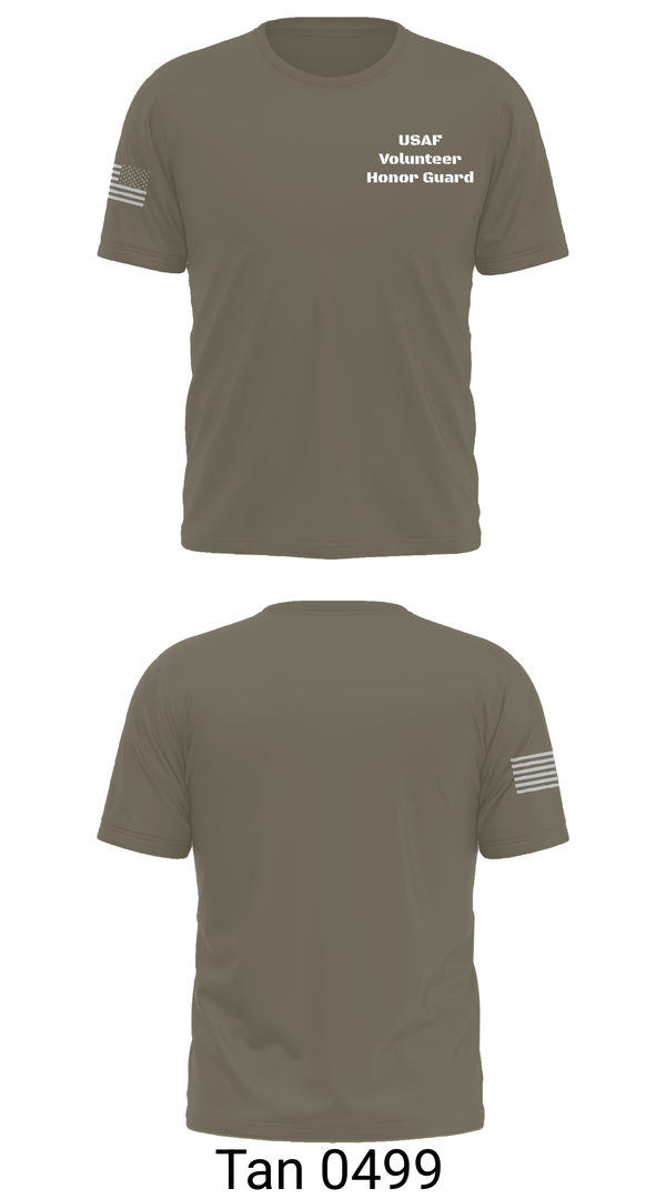 Short Sleeve Performance Shirt, USAF Volunteer Honor Guard, , Teamtime, Team time, sublimation, custom sports apparel, team uniforms, spirit wear, spiritwear, sports uniforms, custom shirts, team store, custom team store, fundraiser sports, apparel fundraiser