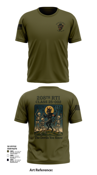 Short Sleeve Performance Shirt, 208th RTI MED TRNG CO Class 25-002, , Teamtime, Team time, sublimation, custom sports apparel, team uniforms, spirit wear, spiritwear, sports uniforms, custom shirts, team store, custom team store, fundraiser sports, apparel fundraiser