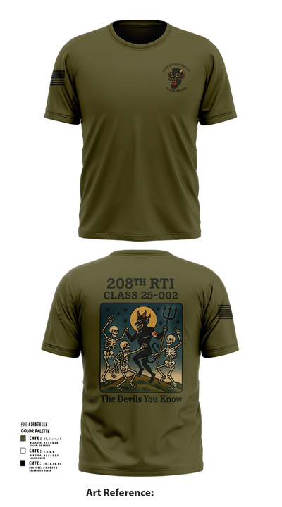 208th RTI MED TRNG CO Class 25-002 54968999 Short Sleeve Performance Shirt - 102