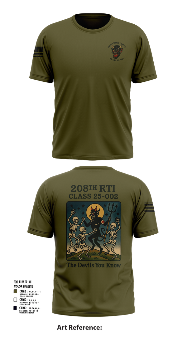 Short Sleeve Performance Shirt, 208th RTI MED TRNG CO Class 25-002, , Teamtime, Team time, sublimation, custom sports apparel, team uniforms, spirit wear, spiritwear, sports uniforms, custom shirts, team store, custom team store, fundraiser sports, apparel fundraiser
