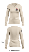 FB 29 40871097 Women's Long Sleeve V-neck Shirt - 23