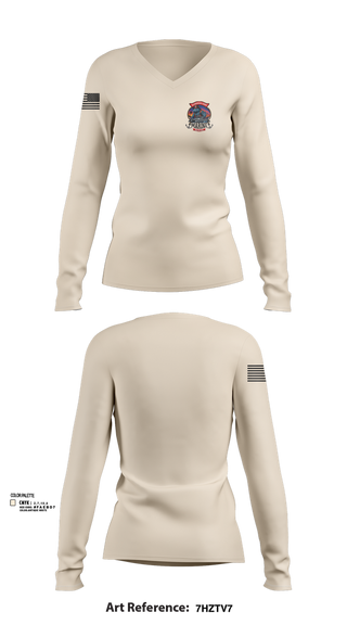 Womens Long Sleeve Vneck Shirt, FB 29, , Teamtime, Team time, sublimation, custom sports apparel, team uniforms, spirit wear, spiritwear, sports uniforms, custom shirts, team store, custom team store, fundraiser sports, apparel fundraiser