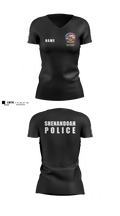 Shenandoah Police Department 41261182 Women's Short Sleeve V-neck Shirt - 1
