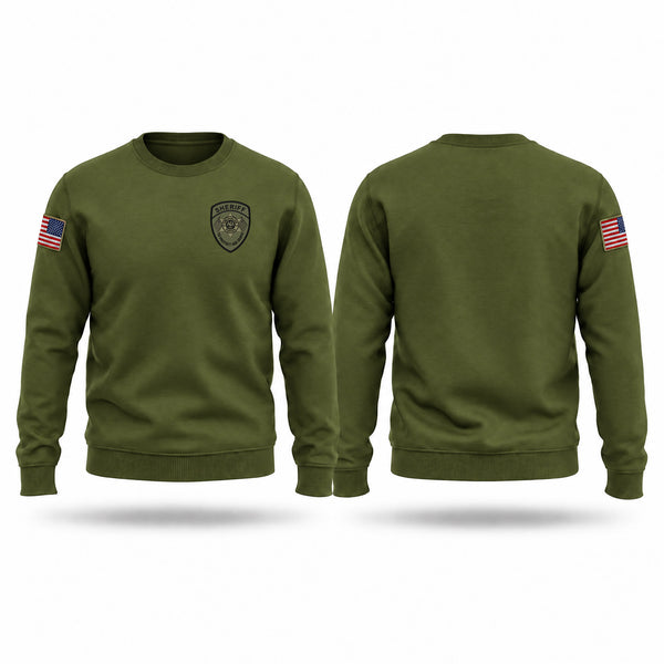 Crew Neck Sweatshirt, Evangeline Parish Sheriff's Office, Police, Teamtime, Team time, sublimation, custom sports apparel, team uniforms, spirit wear, spiritwear, sports uniforms, custom shirts, team store, custom team store, fundraiser sports, apparel fundraiser