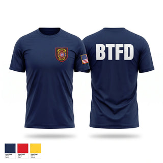 Short Sleeve Performance Shirt, Bristol Tennessee Fire Department, Fire Department, Teamtime, Team time, sublimation, custom sports apparel, team uniforms, spirit wear, spiritwear, sports uniforms, custom shirts, team store, custom team store, fundraiser sports, apparel fundraiser