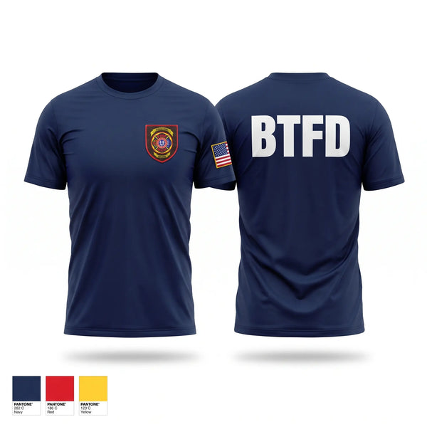 Bristol Tennessee Fire Department Short Sleeve Performance Shirt - 1