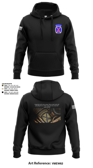 Hoodie, CHO, Army, Teamtime, Team time, sublimation, custom sports apparel, team uniforms, spirit wear, spiritwear, sports uniforms, custom shirts, team store, custom team store, fundraiser sports, apparel fundraiser