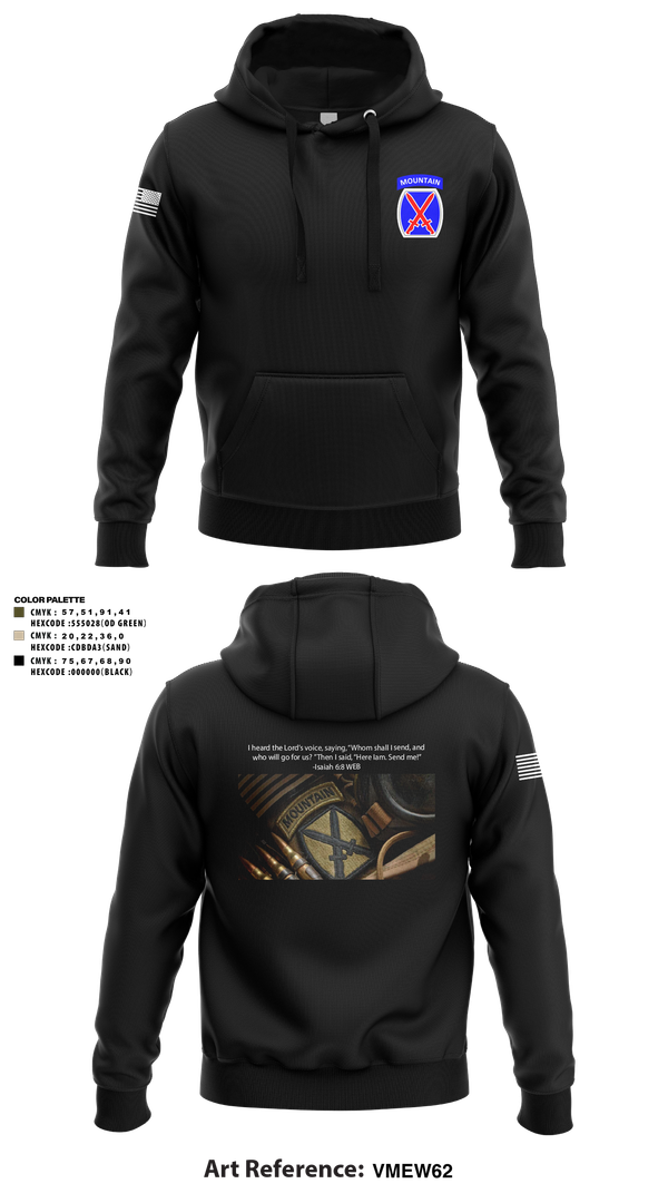 Hoodie, CHO, Army, Teamtime, Team time, sublimation, custom sports apparel, team uniforms, spirit wear, spiritwear, sports uniforms, custom shirts, team store, custom team store, fundraiser sports, apparel fundraiser