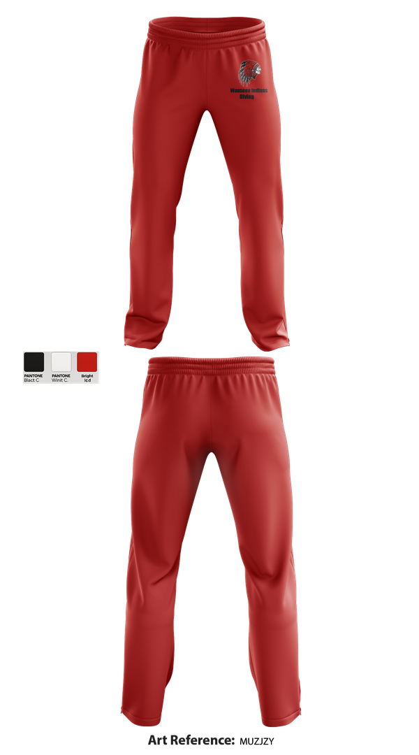 Sweatpants, Wauseon Indians Diving, Swimming, Teamtime, Team time, sublimation, custom sports apparel, team uniforms, spirit wear, spiritwear, sports uniforms, custom shirts, team store, custom team store, fundraiser sports, apparel fundraiser