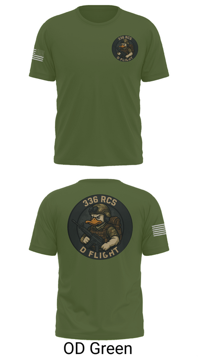 336 RCS D Flight 26202235 Short Sleeve Performance Shirt - 56