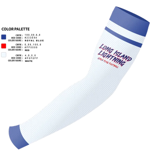 Arm Sleeve, LI LIGHTNING, , Teamtime, Team time, sublimation, custom sports apparel, team uniforms, spirit wear, spiritwear, sports uniforms, custom shirts, team store, custom team store, fundraiser sports, apparel fundraiser