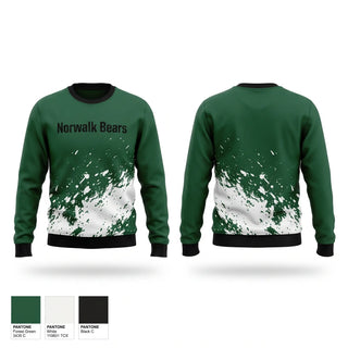 Crew Neck Sweatshirt, Norwalk Bears, , Teamtime, Team time, sublimation, custom sports apparel, team uniforms, spirit wear, spiritwear, sports uniforms, custom shirts, team store, custom team store, fundraiser sports, apparel fundraiser