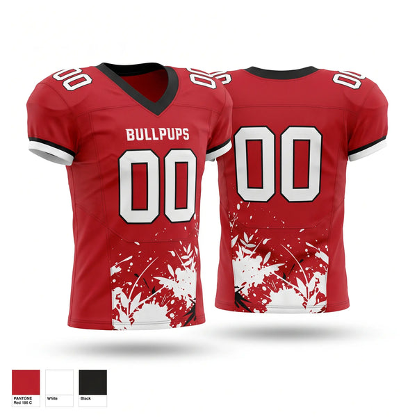 Football Jersey, Bullpups, , Teamtime, Team time, sublimation, custom sports apparel, team uniforms, spirit wear, spiritwear, sports uniforms, custom shirts, team store, custom team store, fundraiser sports, apparel fundraiser