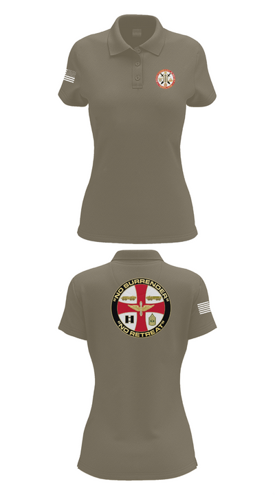 Echo 2-501st GSAB 24496005 Women's Short Sleeve Performance Polo  - 75