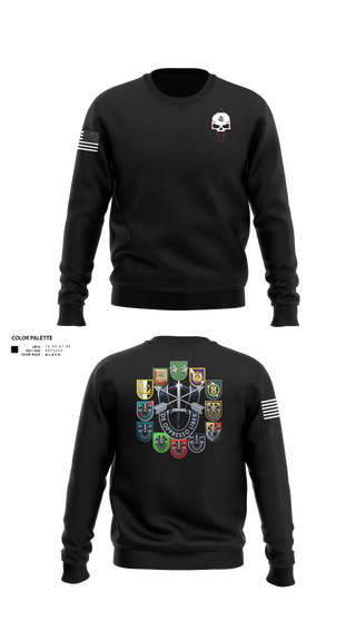 Crew Neck Sweatshirt, HHC, STB, 528th Sustainment Brigade (SO) (A), Army, Teamtime, Team time, sublimation, custom sports apparel, team uniforms, spirit wear, spiritwear, sports uniforms, custom shirts, team store, custom team store, fundraiser sports, apparel fundraiser