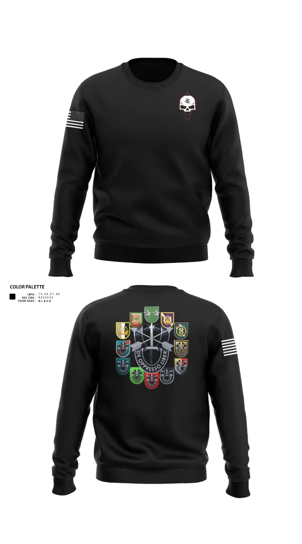 Crew Neck Sweatshirt, HHC, STB, 528th Sustainment Brigade (SO) (A), Army, Teamtime, Team time, sublimation, custom sports apparel, team uniforms, spirit wear, spiritwear, sports uniforms, custom shirts, team store, custom team store, fundraiser sports, apparel fundraiser