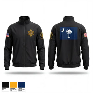 Windbreaker, Charleston County Sheriff’s office, Police, Teamtime, Team time, sublimation, custom sports apparel, team uniforms, spirit wear, spiritwear, sports uniforms, custom shirts, team store, custom team store, fundraiser sports, apparel fundraiser