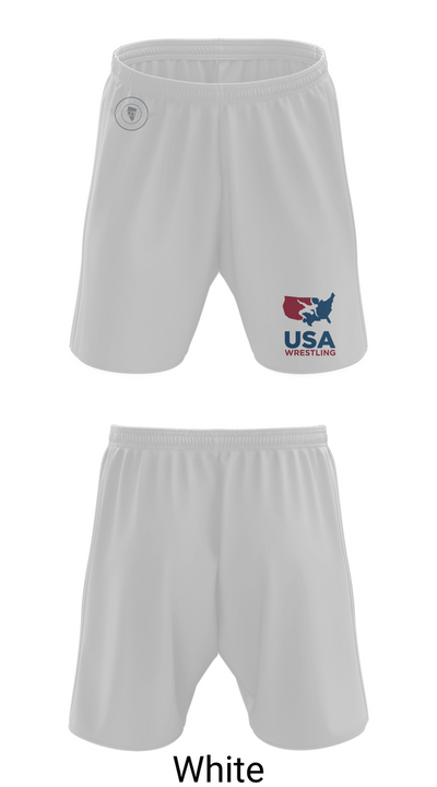 Nevada Elite Wrestling Athletic Shorts With Pockets - 1