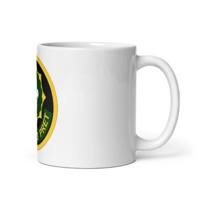2nd Cavalry Regiment 61389337 White Glossy Mug - Medium