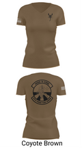 612 Combat Plans Division 33467632 Women's Short Sleeve V-neck Shirt - 8
