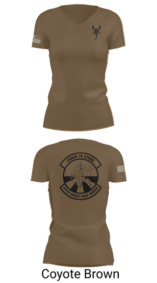 Womens Short Sleeve Vneck Shirt, 612 Combat Plans Division, , Teamtime, Team time, sublimation, custom sports apparel, team uniforms, spirit wear, spiritwear, sports uniforms, custom shirts, team store, custom team store, fundraiser sports, apparel fundraiser