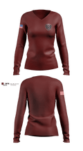 Addison volunteer 39371549 Women's Long Sleeve V-neck Shirt - 3