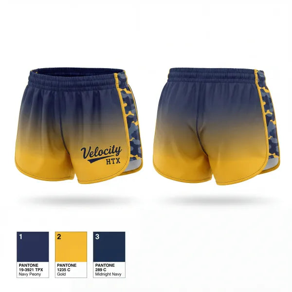 Womens Shorts, Velocity HTX, Softball, Teamtime, Team time, sublimation, custom sports apparel, team uniforms, spirit wear, spiritwear, sports uniforms, custom shirts, team store, custom team store, fundraiser sports, apparel fundraiser