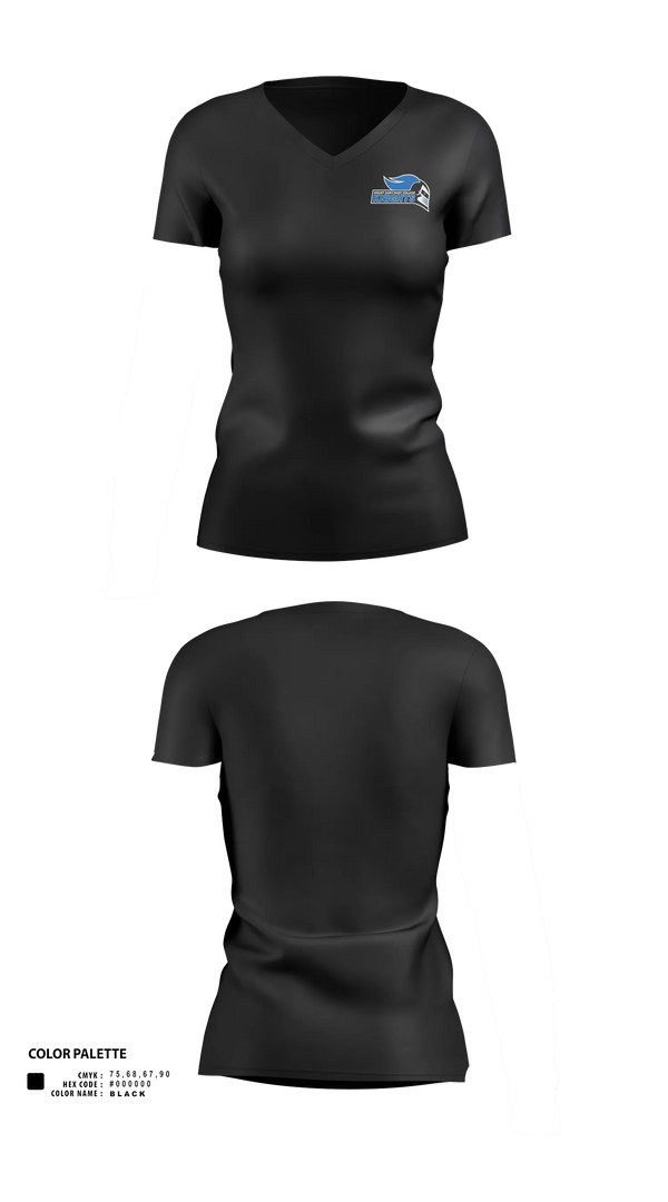 Womens Short Sleeve Vneck Shirt, Mount Saint Mary College Swimming, Swimming, Teamtime, Team time, sublimation, custom sports apparel, team uniforms, spirit wear, spiritwear, sports uniforms, custom shirts, team store, custom team store, fundraiser sports, apparel fundraiser