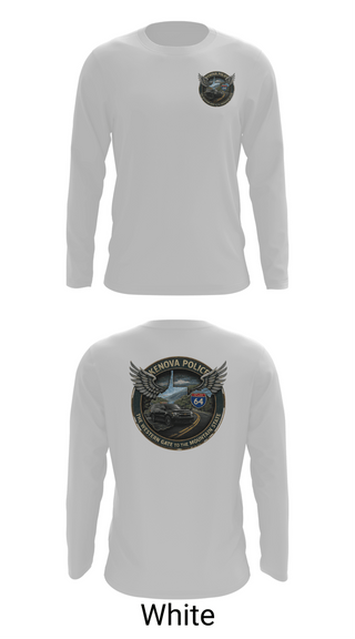 Long Sleeve Performance Shirt, Kenova Police Department, Police, Teamtime, Team time, sublimation, custom sports apparel, team uniforms, spirit wear, spiritwear, sports uniforms, custom shirts, team store, custom team store, fundraiser sports, apparel fundraiser