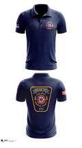 Massie Township Fire Department 27584076 Short Sleeve Performance Polo - 3