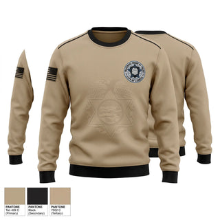 Crew Neck Sweatshirt, Lenexa Fraternal Order of Police, Police, Teamtime, Team time, sublimation, custom sports apparel, team uniforms, spirit wear, spiritwear, sports uniforms, custom shirts, team store, custom team store, fundraiser sports, apparel fundraiser