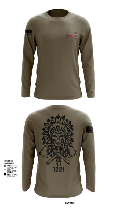 1221st Route Clearance Co. 10953211 Long Sleeve Performance Shirt 101