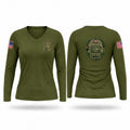Mauldin Police Department Women's Long Sleeve V-neck Shirt - 1