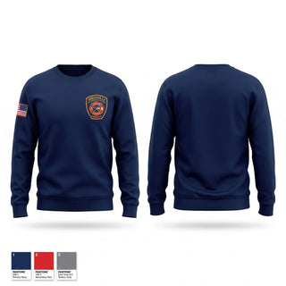 Crew Neck Sweatshirt, Greenville Fire Protection District, Fire Department, Teamtime, Team time, sublimation, custom sports apparel, team uniforms, spirit wear, spiritwear, sports uniforms, custom shirts, team store, custom team store, fundraiser sports, apparel fundraiser