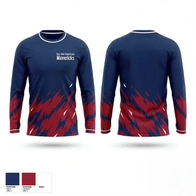 San Juan Capistrano Mavericks 16680417 Long Sleeve Performance Shirt 1