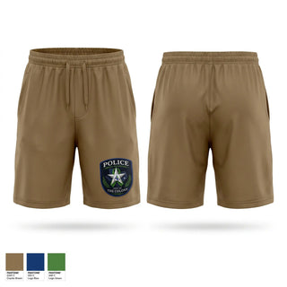 Athletic Shorts With Pockets, The Colony Police Mental Health Unit, Police, Teamtime, Team time, sublimation, custom sports apparel, team uniforms, spirit wear, spiritwear, sports uniforms, custom shirts, team store, custom team store, fundraiser sports, apparel fundraiser