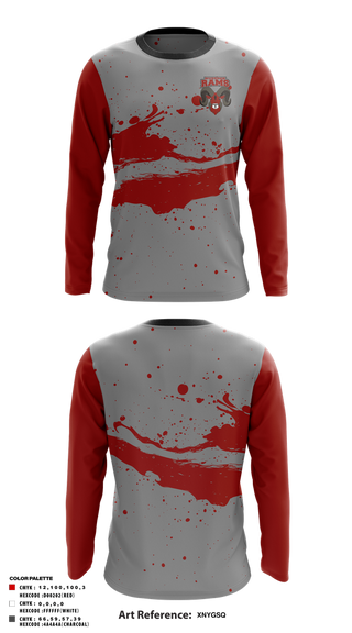Long Sleeve Performance Shirt, Riverside Rams, , Teamtime, Team time, sublimation, custom sports apparel, team uniforms, spirit wear, spiritwear, sports uniforms, custom shirts, team store, custom team store, fundraiser sports, apparel fundraiser